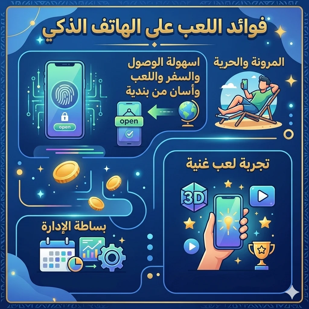 فوائد اللعب على الهاتف الذكي