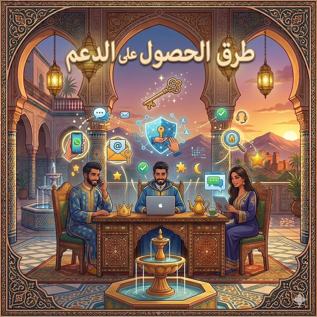 طرق الحصول على الدعم
