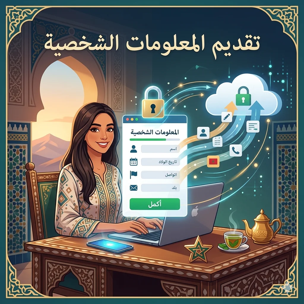تقديم المعلومات الشخصية