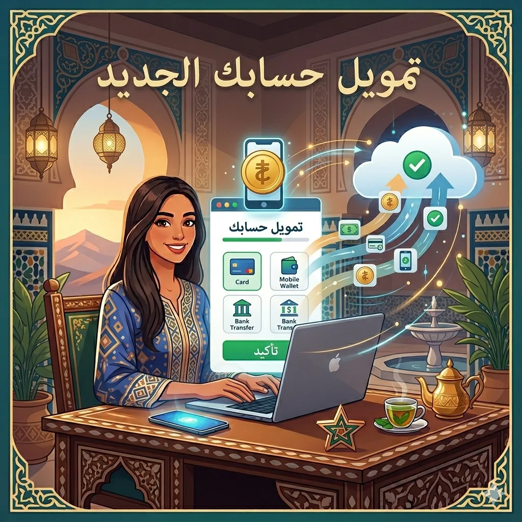 تمويل حسابك الجديد