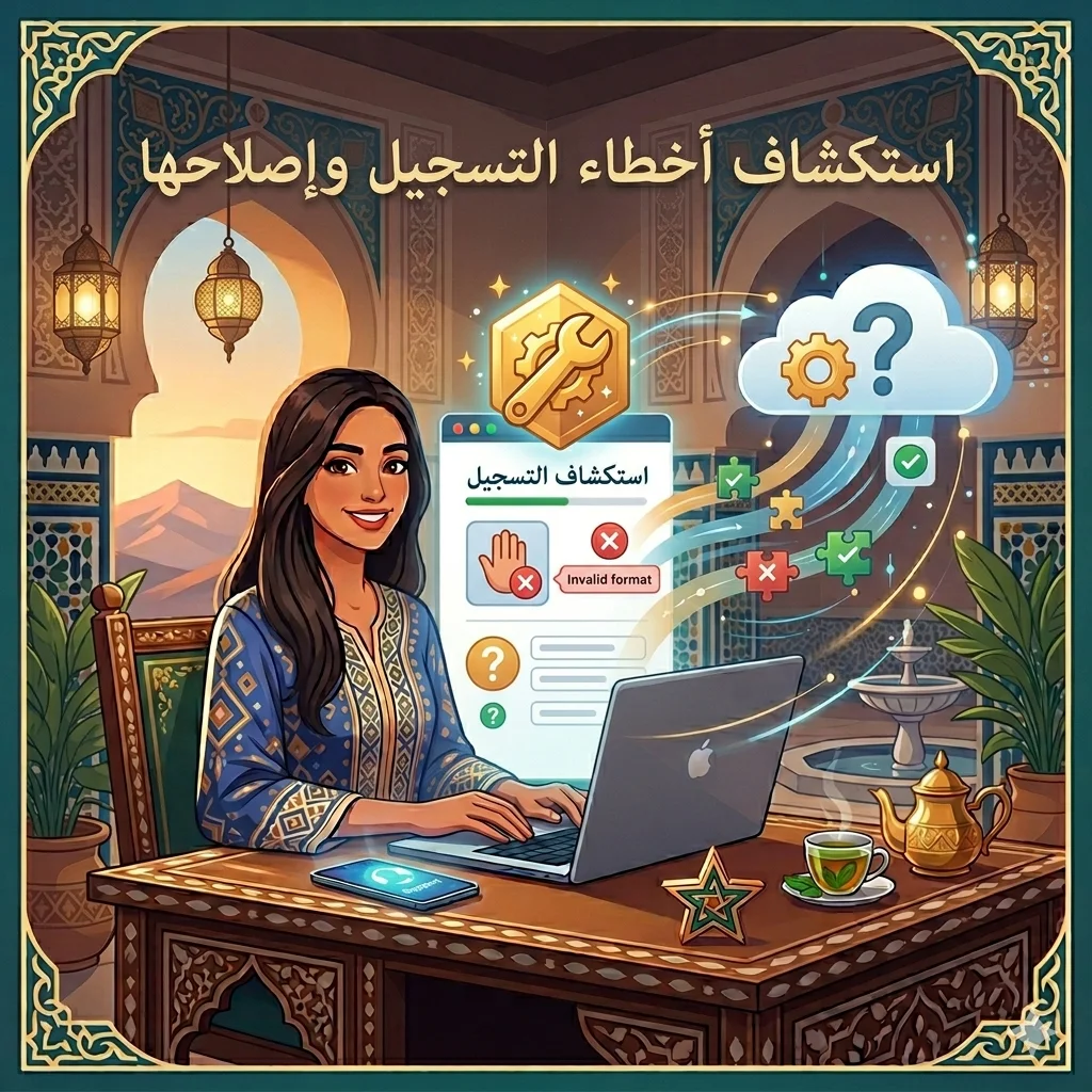استكشاف أخطاء التسجيل وإصلاحها